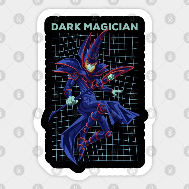 Dark Magician v2 Sticker by DeathAnarchy